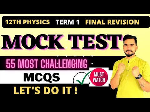 LAST REVISON MOCK TEST || BOARD Exam TERM 1 CLASS 12  2021-22 || Sachin Sir