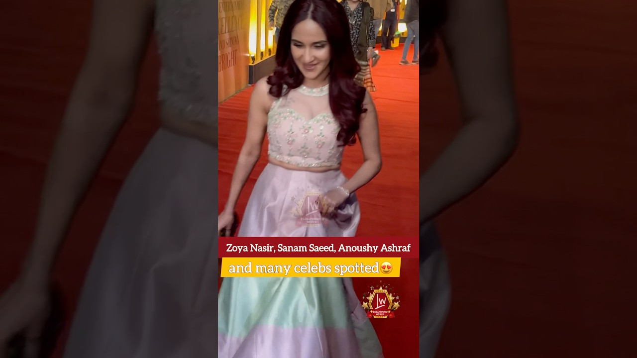 Anoushay Ashraf, Sanam Saeed, Zoya Nasir and many celebrities spotted 😍🌹pakistani dramas | LWO