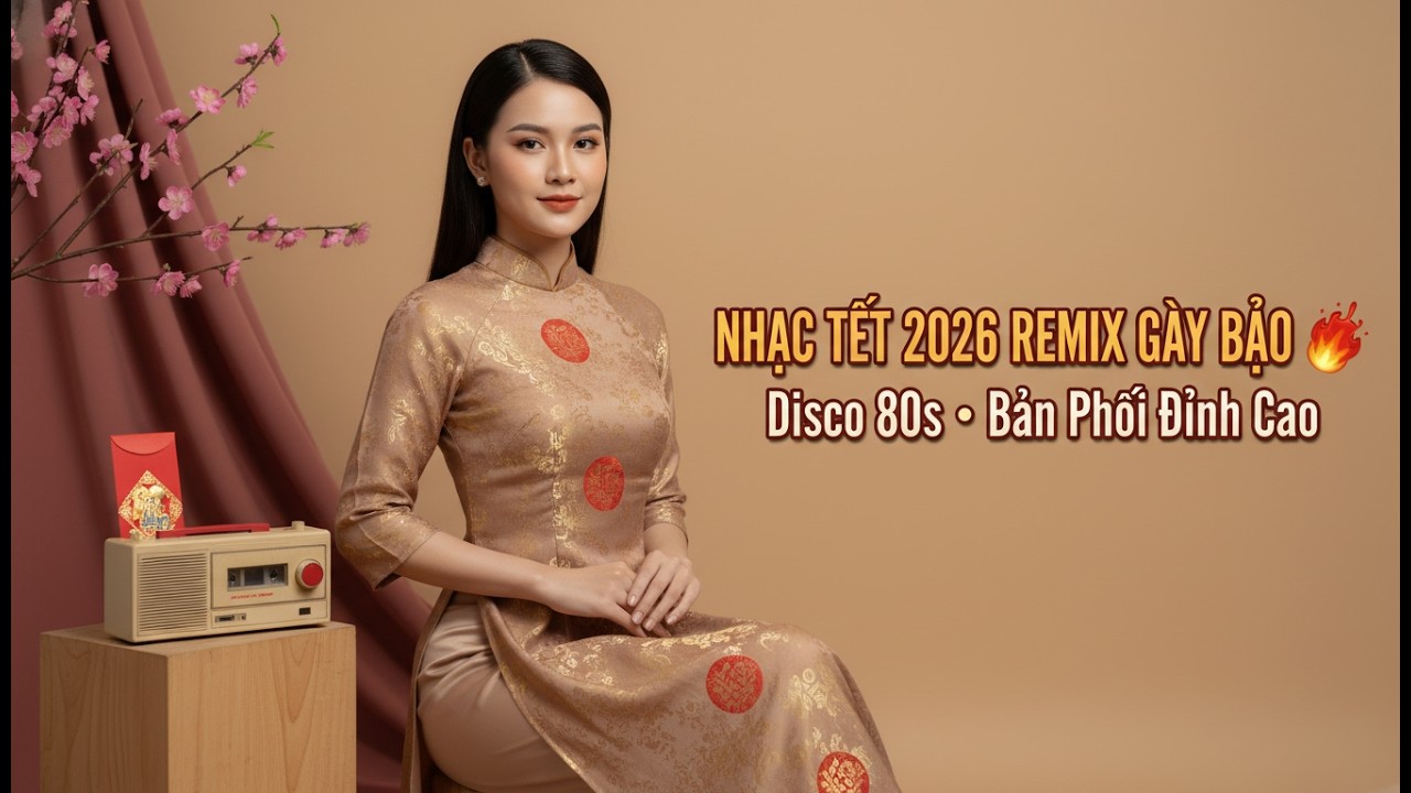 Hào Quang Tết 2026 🏮 Nhạc Xuân Remix Disco 80s Đón Xuân Bính Ngọ - Đã Nghe Là Không Dừng