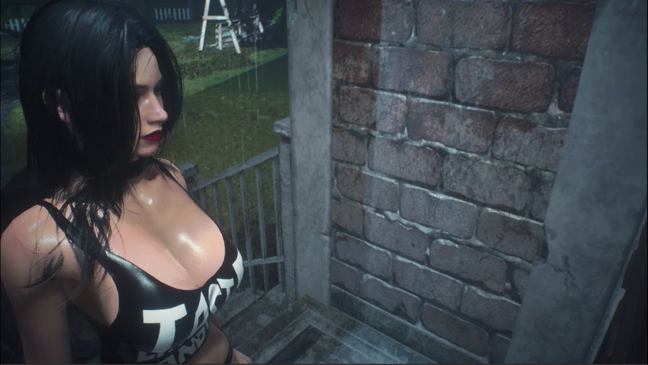 Resident Evil 2 Remake Claire Thicc Taste Like Kiss Shirt with Jiggle Physi...