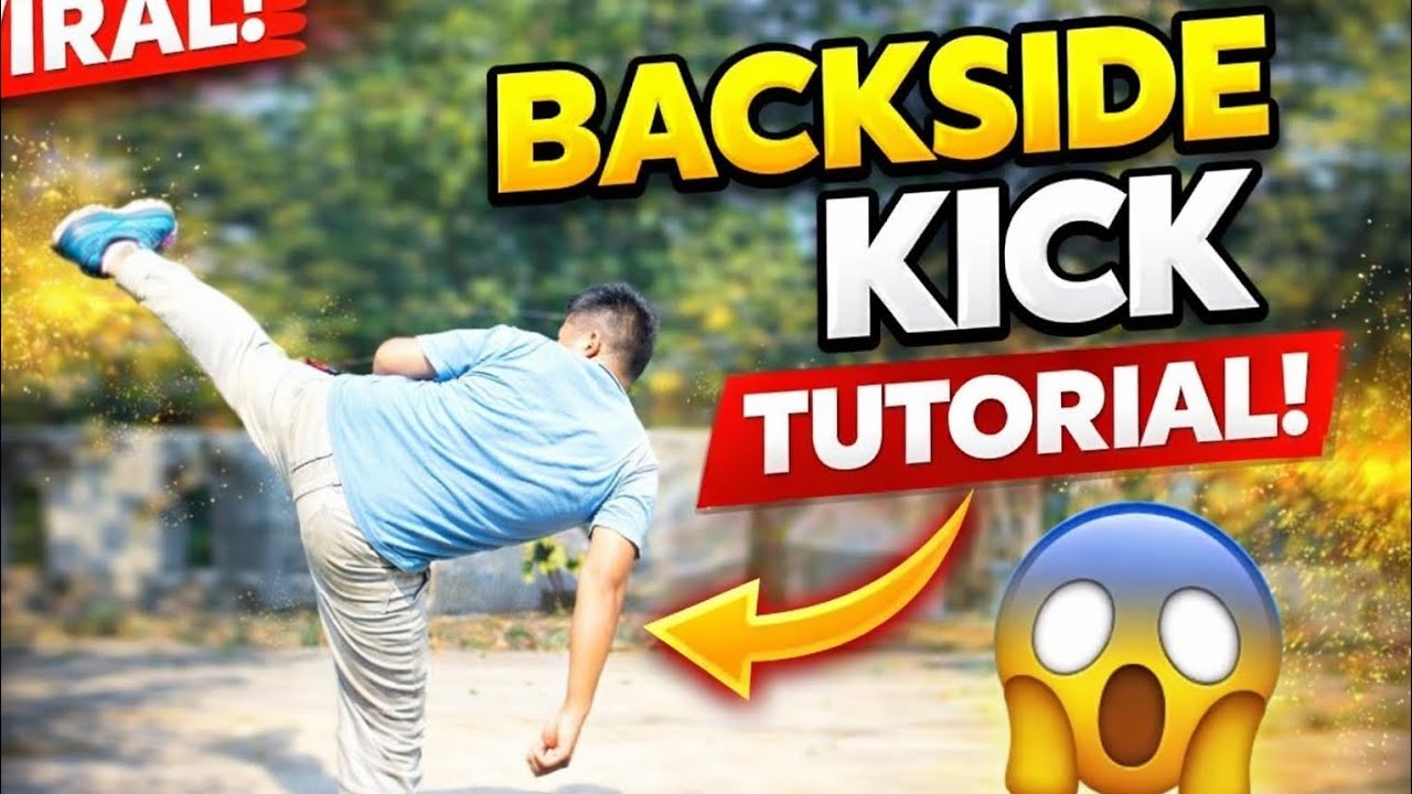 Backside Kick सीखो घर पर | Easy Full Tutorial in Hindi 🥋 - YouTube