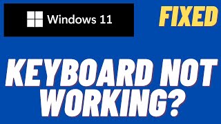 How to Fix Keyboard Not Working in Windows 11