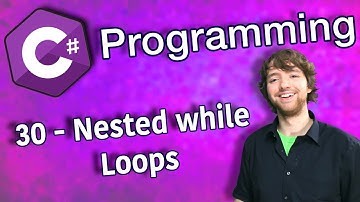 C# Programming Tutorial 30 - Nested while Loops (Triangles and Pyramids)
