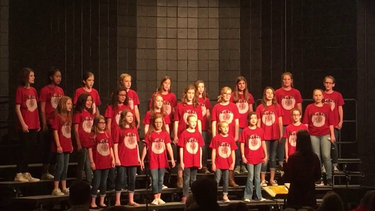 Briarhill Middle School 6th Grade Choir Fight Song YouTube
