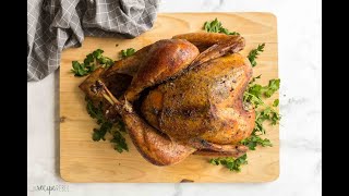 This garlic brown sugar dry brine turkey is perfectly crispy on the
outside and juicy inside! plus how to make stock tortilla soup! ...