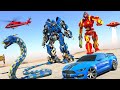Transformers robota dönüşen arabalar ve yılana dönüşen robotlar savaş oyunları