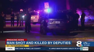 St. Pete Police investigate deputy involved shooting in Pinellas Co.