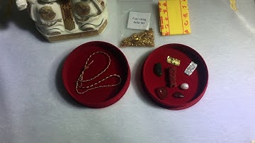 Hướng dẫn sử dụng bộ thất bảo nạp cốt cho tượng thần tài thổ địa
