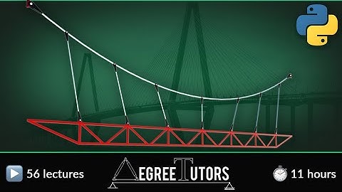 New Course | Non-linear finite element analysis of catenary & cable structures in Python