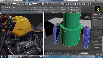 Tutorial on Modeling , Texturing and Lighting a pubg bike in 3dsmax using Vray ( Part 7)