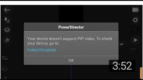 Pip video|| What is the solution of the pip video || power director see pip video ko kaise hataye ||