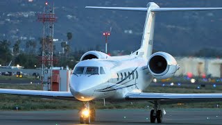 PRIVATE JETS Taking off and Landing in Van Nuys Airport (KVNY) Episode 1 | With ATC 📻