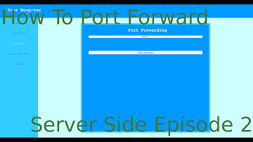How To Port Forward