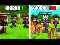 SOPRAVVIVO 100 GIORNI Nel MONDO Del CLAN DEGLI HACKER PIÙ PERICOLOSI Su Minecraft