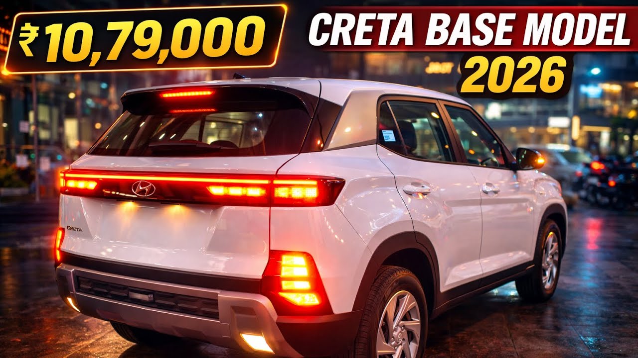 New Creta Base Model 2026 White | Manual Petrol 🔥 Full Review & Price ...
