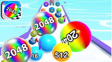 Ball Run 2048 MAX LEVELS!! All Levels Gameplay Walkthrough Android, iOS NEW UPDATE
