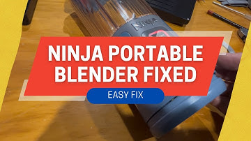 Ninja portable blender fixed flashing red light