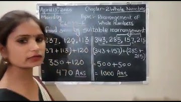 13/04/2020 - VI - Maths : Ch – 2 Rearrangement of whole numbers