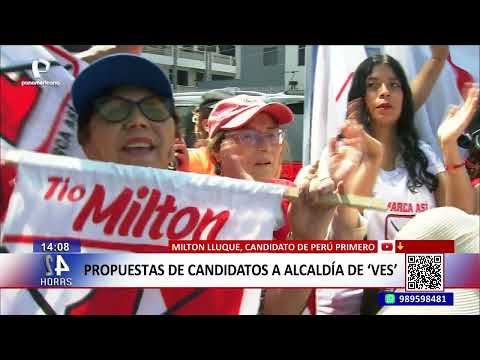 Villa El Salvador mayoral candidates present their proposals