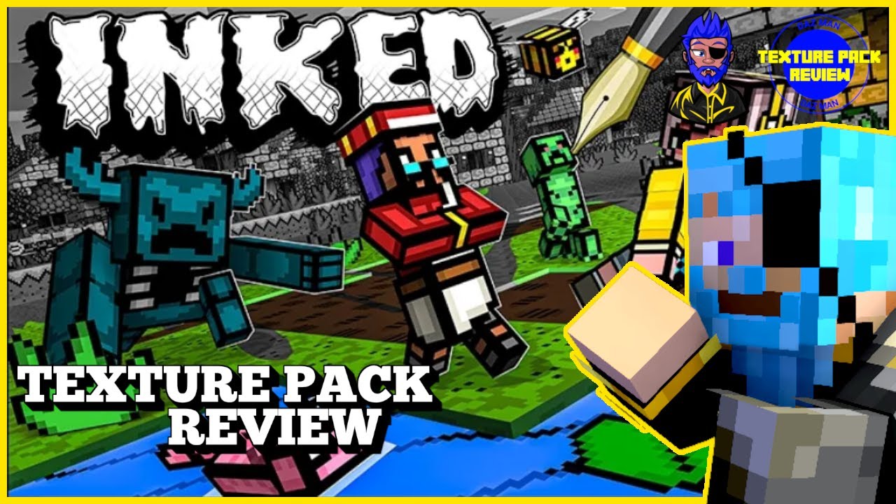 Inked Texture Pack Review ¦ Daz Man Minecraft Texture Pack Review ...