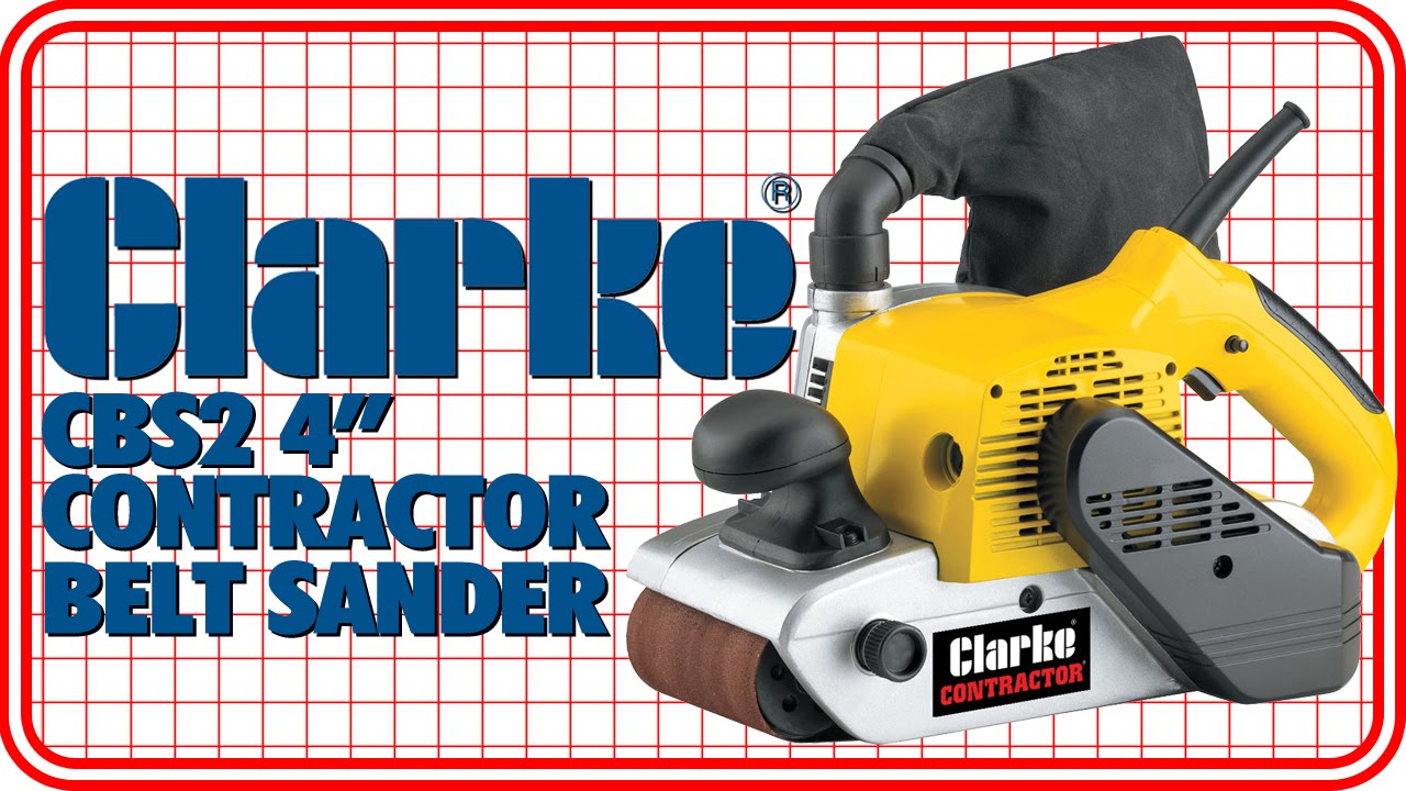 Clarke Contractor CBS2 Belt Sander - YouTube