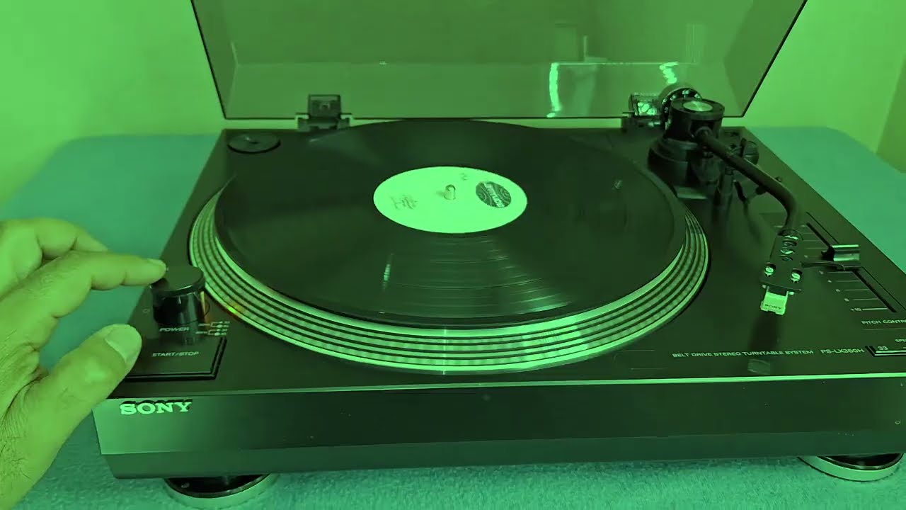 Sony PS LX350H Turntable Basic Setup and Testing - YouTube