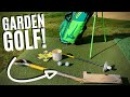 I MADE A GOLF COURSE IN MY GARDEN DURING LOCKDOWN!