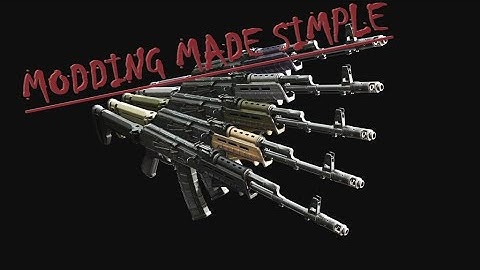 Escape from Tarkov (EFT) - Weapons modding Tutorial/Guide