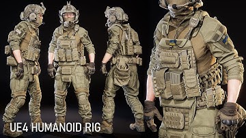 UE4/5 - AAA MODULAR SOLDIER OVERVIEW