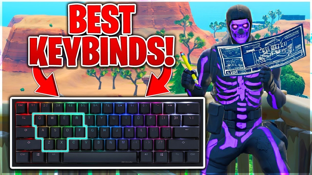 Best Fortnite keybinds and settings for mouse & keyboard - Charlie INTEL
