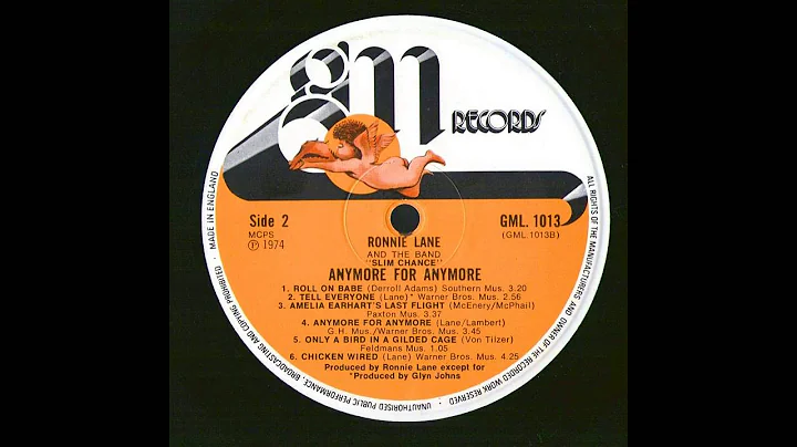 Ronnie Lane - Anymore for anymore - Whole record