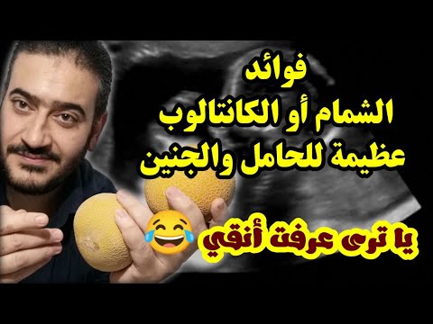 فوائد الشمام أو الكانتالوب عظيمة للحامل والجنين فيديو هتحبوه جدا احكموا على تنقيتي للفاكهة