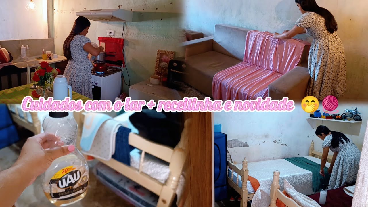 CUIDANDO DO LAR | RECEITINHA | NOVIDADE 😍🧶 