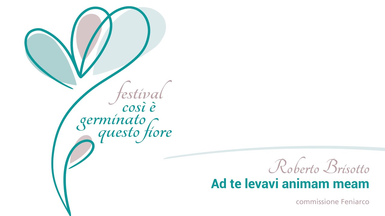 Roberto Brisotto - Ad te levavi animam meam (ed. Feniarco)