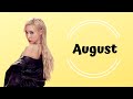 My Top 25 Songs - August