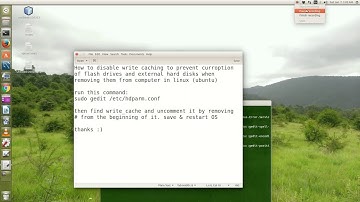 disable write caching ubuntu