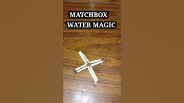 Matchbox water magic Expriment #shortvideo #experiment