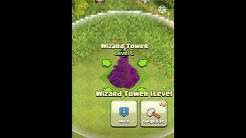 Upgrading wizard tower level1 to max|| must watch #shorts #trending #coc #sumit007