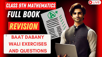 Class 9th Maths Full Book Revision One Shot Revision Classes | Soch Badlo By MAK