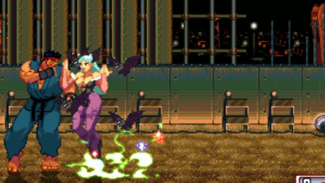 [ Mugen ] Morrigan Vs Ryu 2 Rounds Kof Fight - YouTube