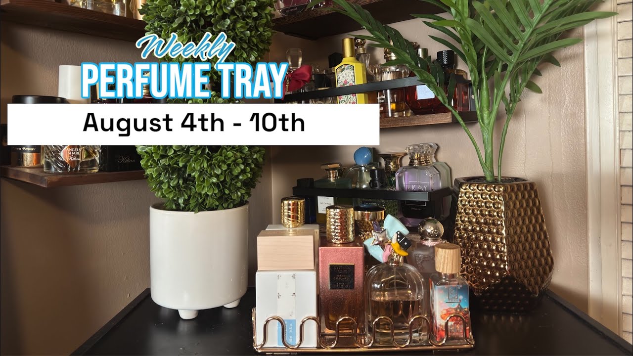 🍦 WEEKLY PERFUME TRAY🍦Layering Combinations | Vanilla won this week 🔥