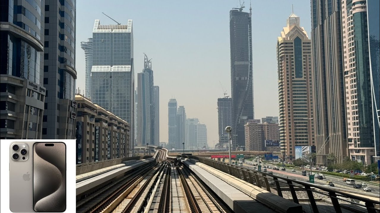 [4K 60fps HDR]Dubai Metro,May 2024-Journey between Burjuman & Business Bay stations on Red Line