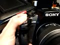 Sony DSLR-A580 camera shutter voice