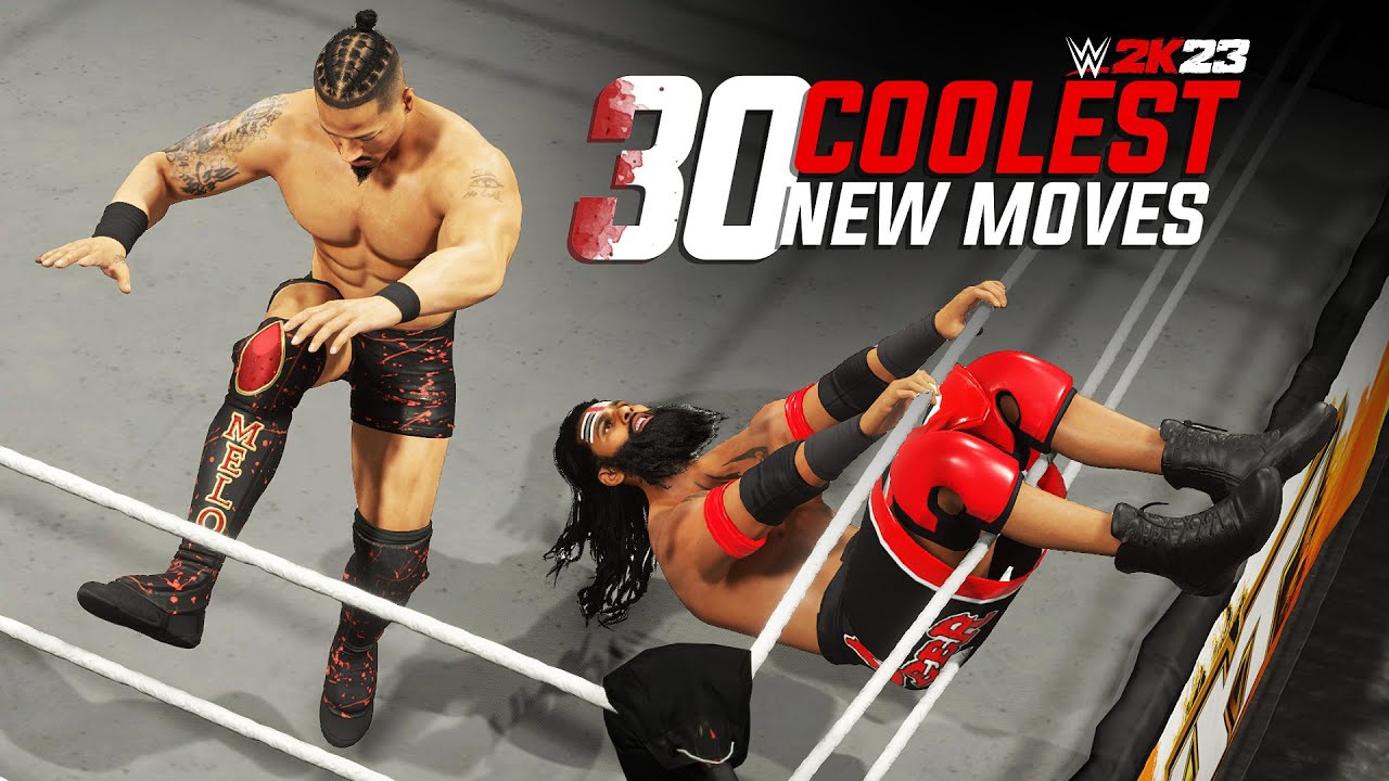 WWE 2K23 30 Coolest New Moves! YouTube