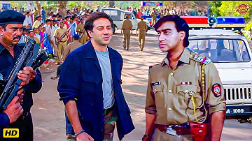 अजय देवगन और सनी देओल की धमाकेदार एक्शन सीन्स प्रीति ज़िंटा, तब्बू | Ajay Devgan Vs Sunny Deol Fights