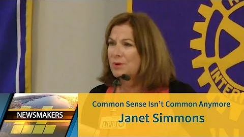 Common Sense | Janet Simmons | 05/08/19 | Newsmakers
