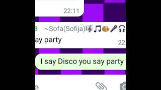 I Say Disco You Say Party ❤️