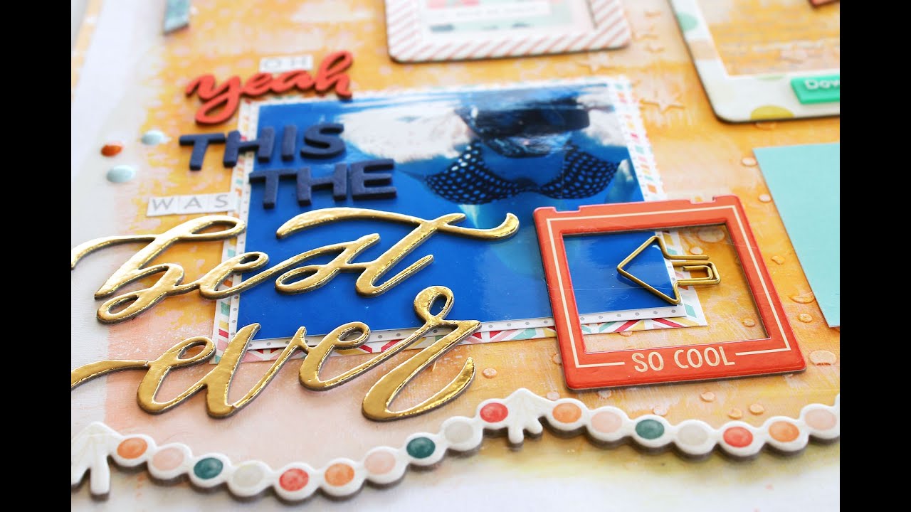 Scrapbook Process Video: HipKits