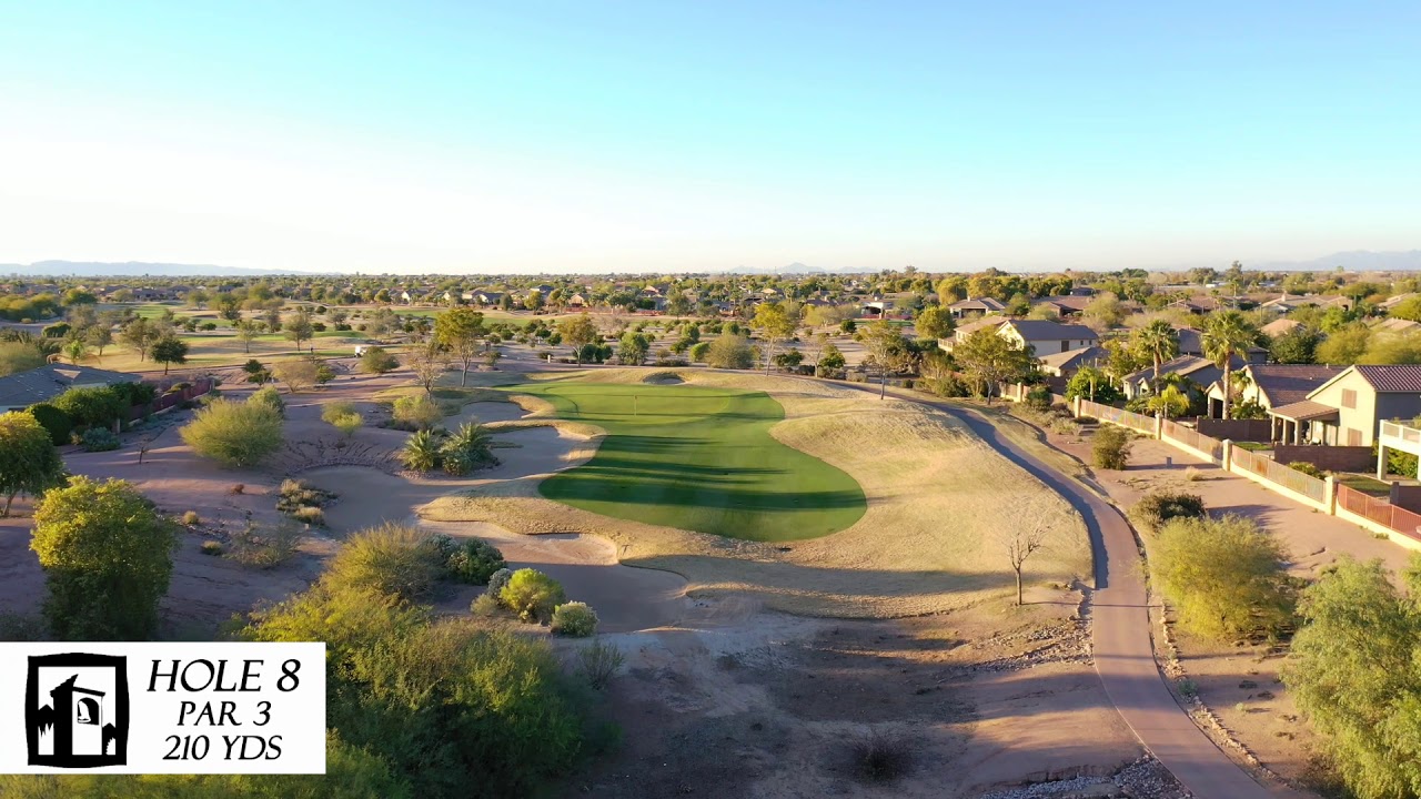 Seville Golf & CC - Hole #8 - Drone Flyover