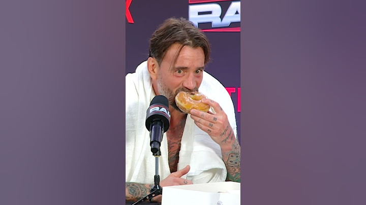 One thing about CM Punk is... he LOVES a good pastry. 🍩😍